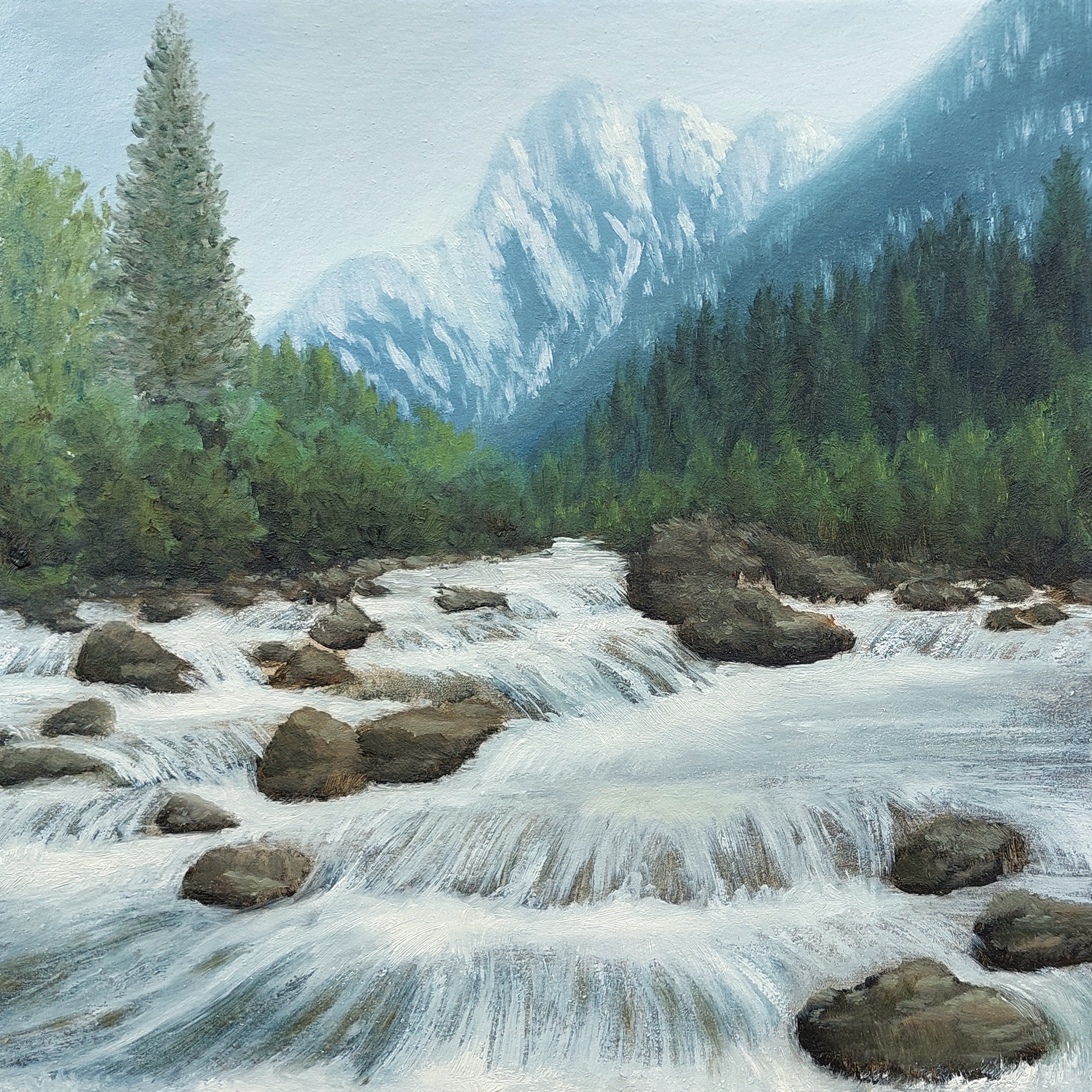 Skykomish River Painting 