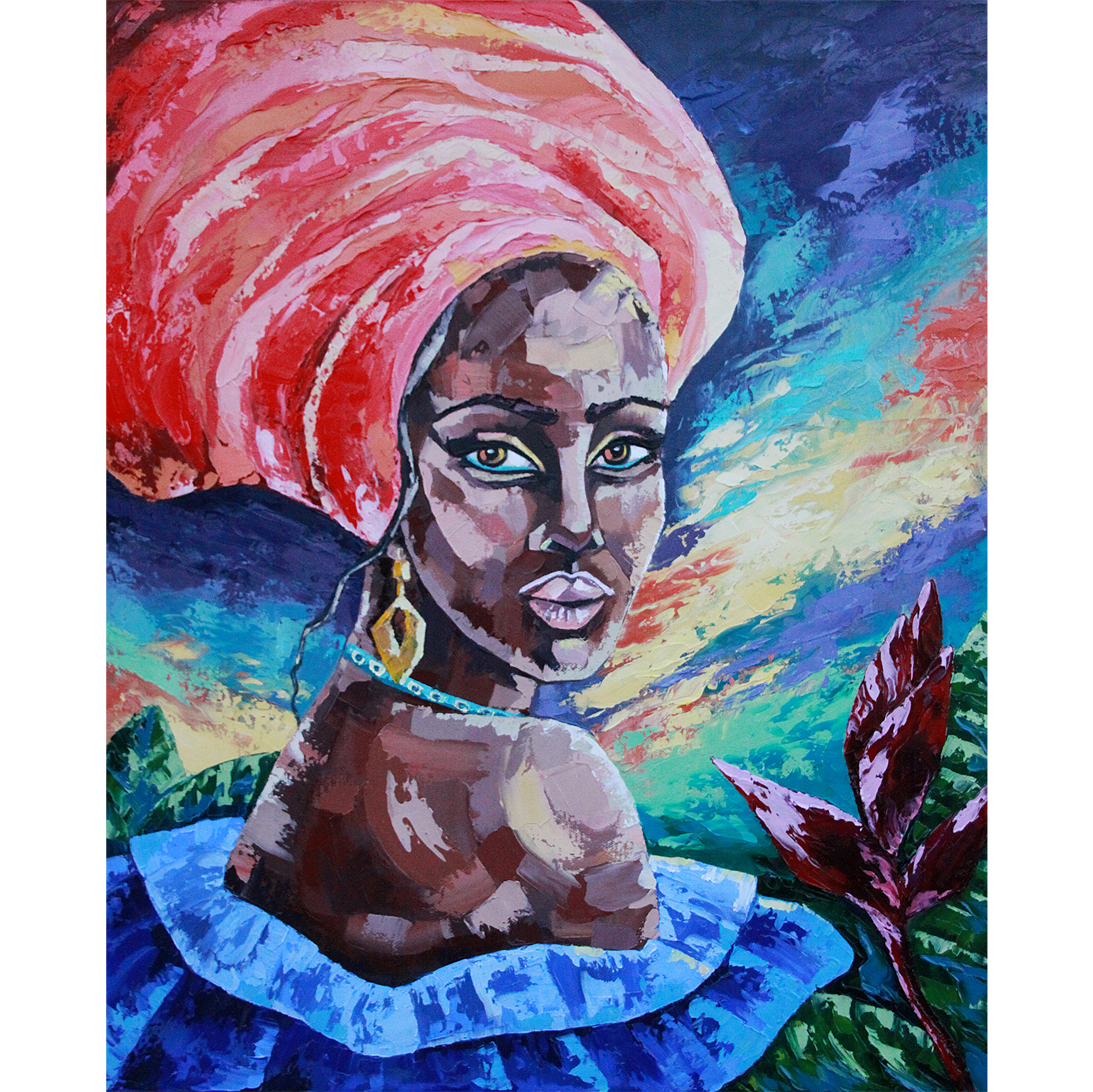 Black African Queen Art