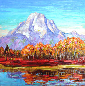 Grand Teton painting