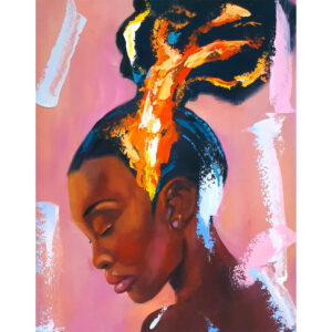 black african queen art