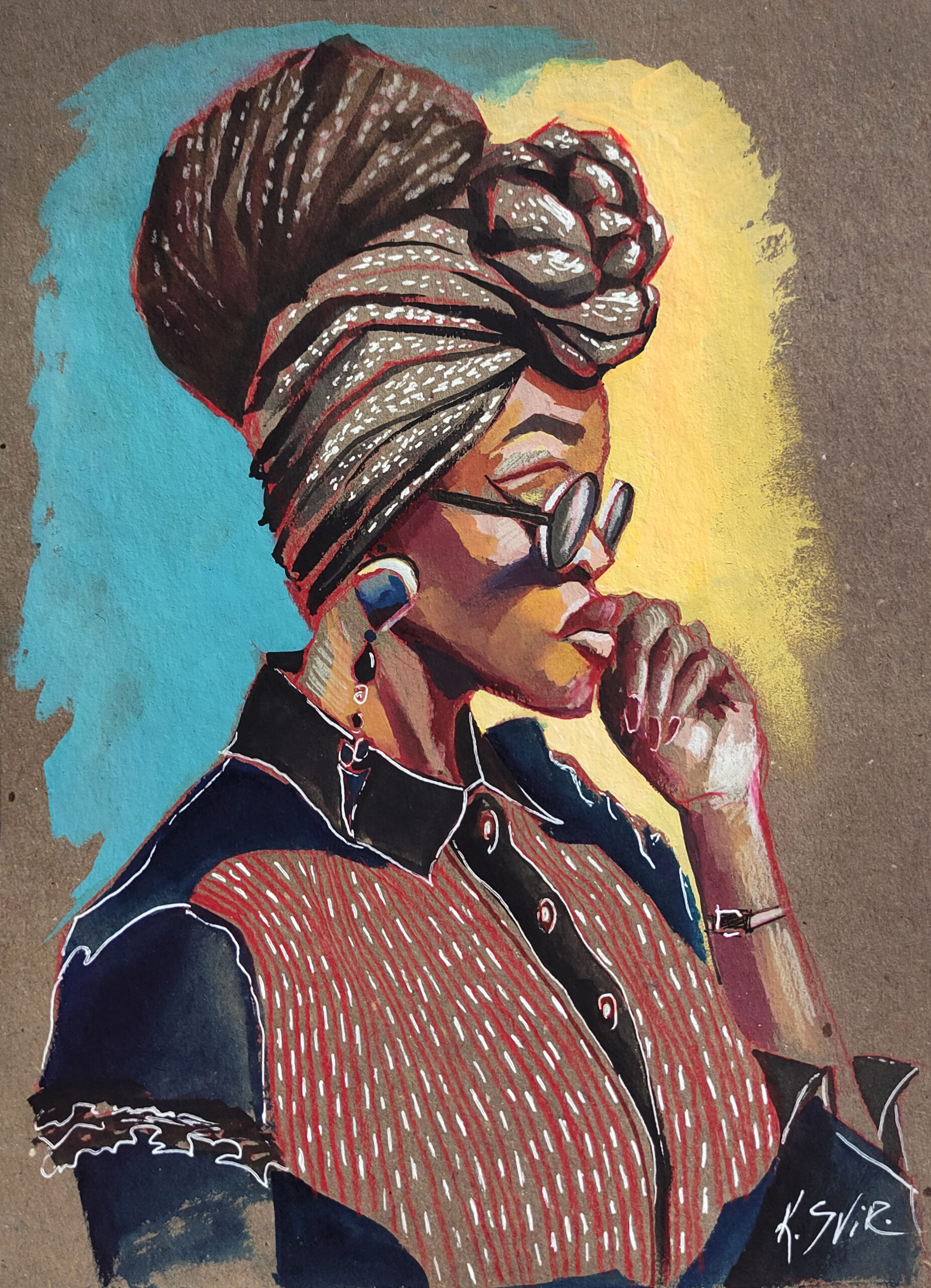 African Queen Painting