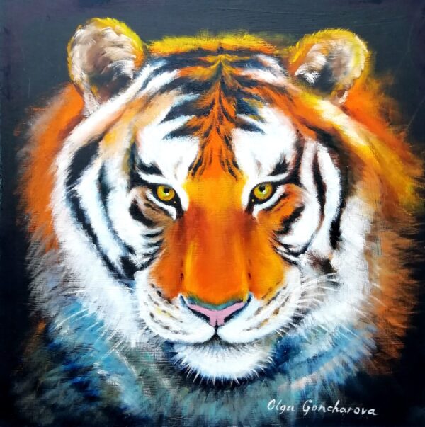 Wild Cat Painting - Tiger artwork