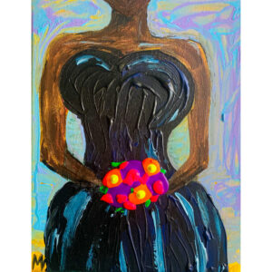 African American Woman Painting Black Queen African Artwork Original Art by MargaryShopUSA Margarita Voropay