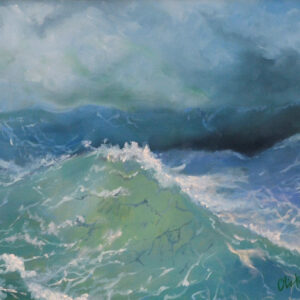 seascape wave painting