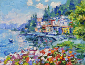 Italy Painting Lake Como