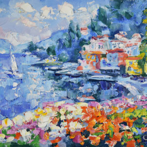 Italy Painting Lake Como