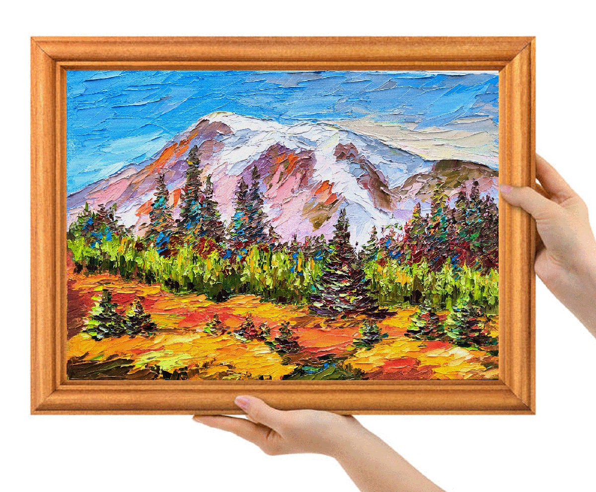 Original Artwork Mount Rainier National Park