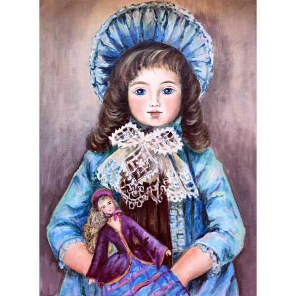 doll portrait painting