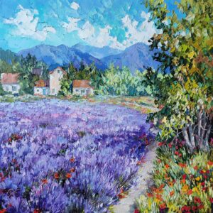 Landscape Provence painting