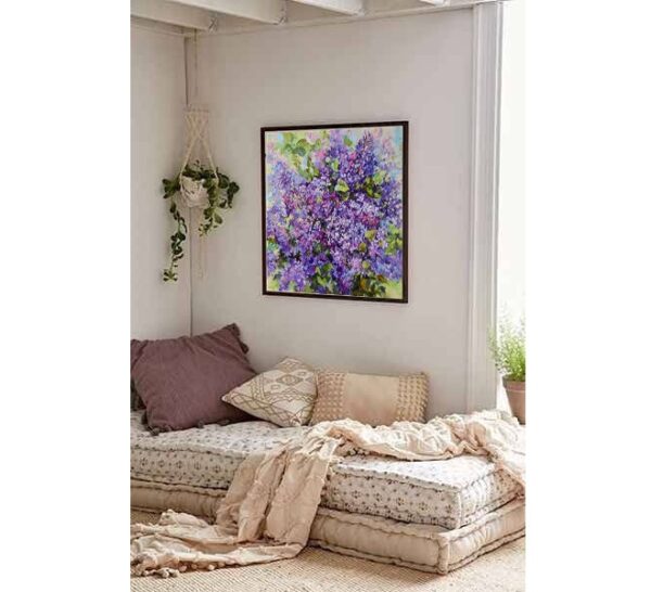 lilac oil painting