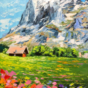 Alps painting